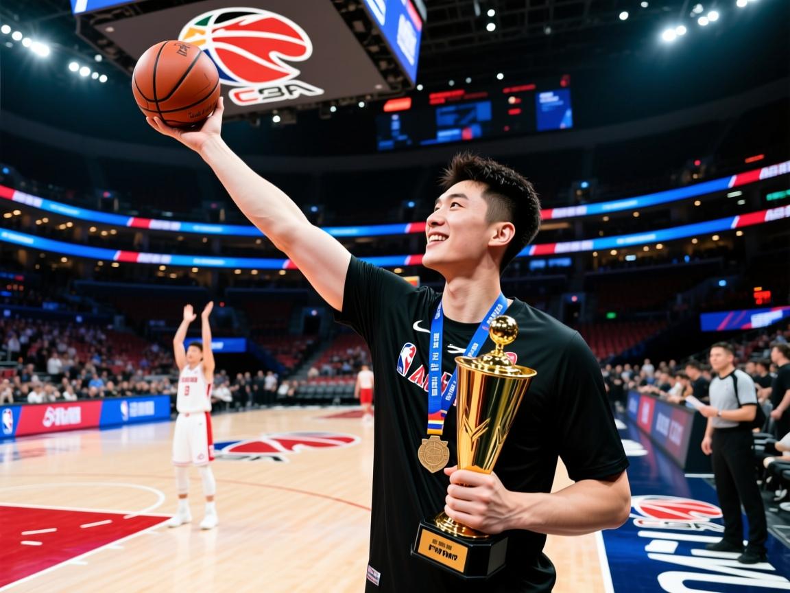 总决赛FMVP！晒管子煜超远三分瞬间  第2张