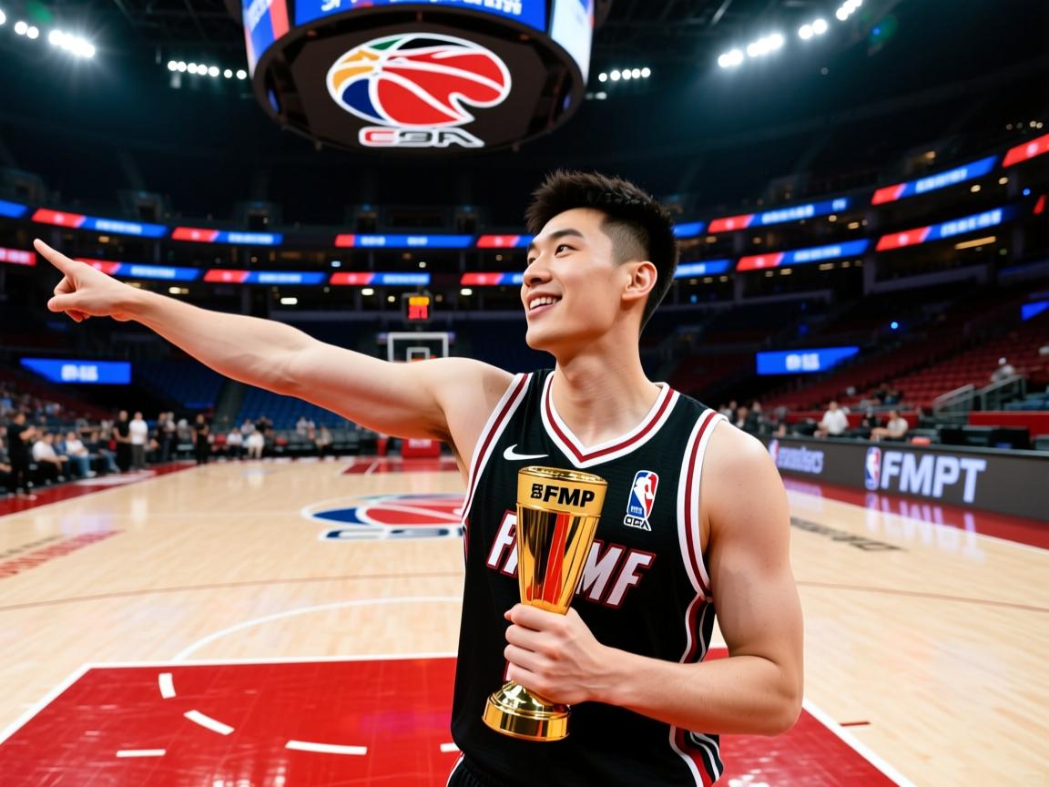总决赛FMVP！晒管子煜超远三分瞬间  第4张